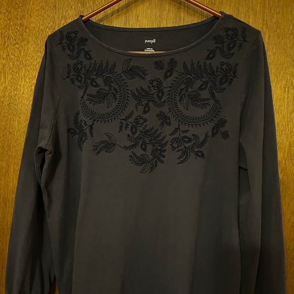 JJill Embroidered Tunic - Picture 1 of 3